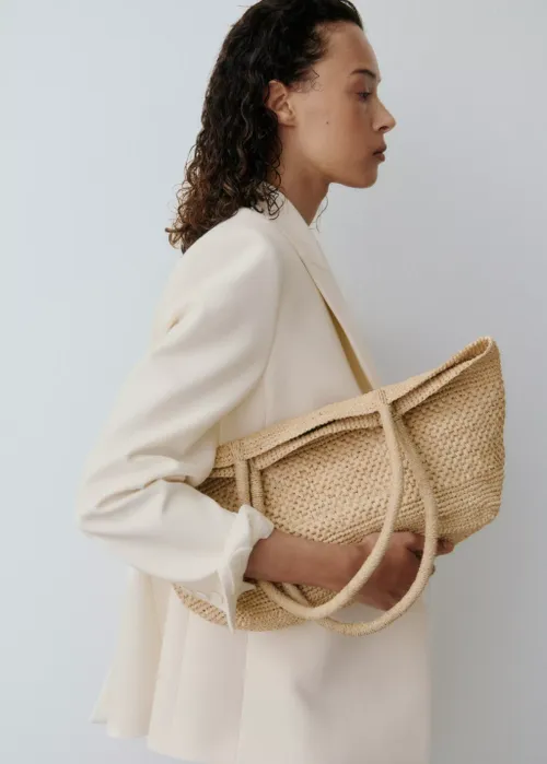 100% Raffia Tote Bag 