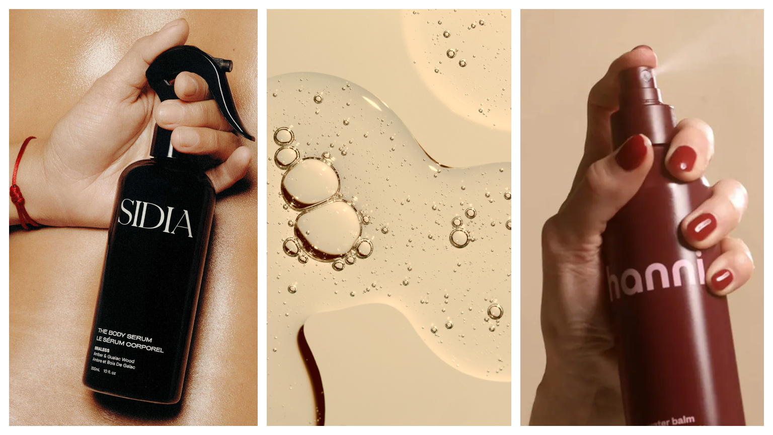 Sidia | Hanni products held by a manicured hand