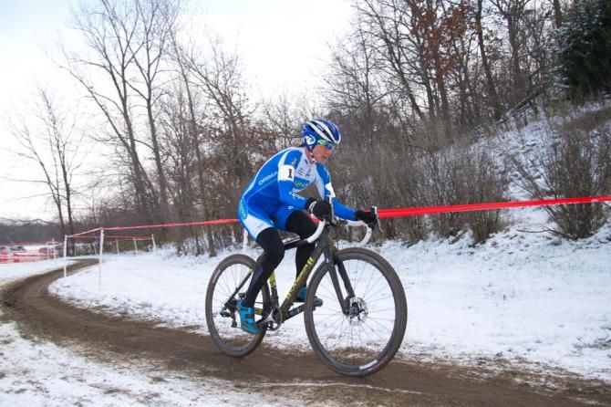 Katerina Nash started out strong and was able to drop the field early in the race