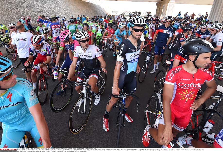 After the sandstorm came the heat and the riders argue with organisers before eventually cancelling stage 5