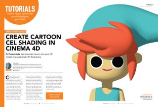 Create cartoon cel shading in Cinema 4D