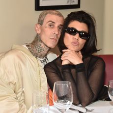 Kourtney Kardashian and Travis Barker on a date night