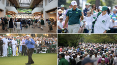Practice days versus tournament days at The Masters