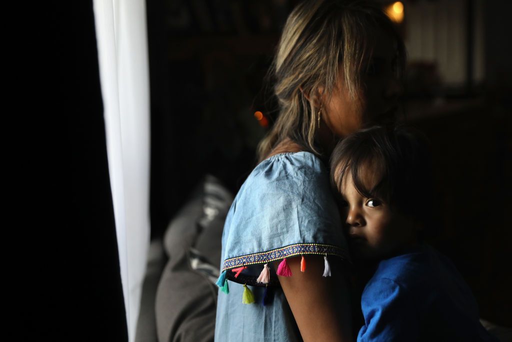 Undocumented immigrant and her child in Colorado.