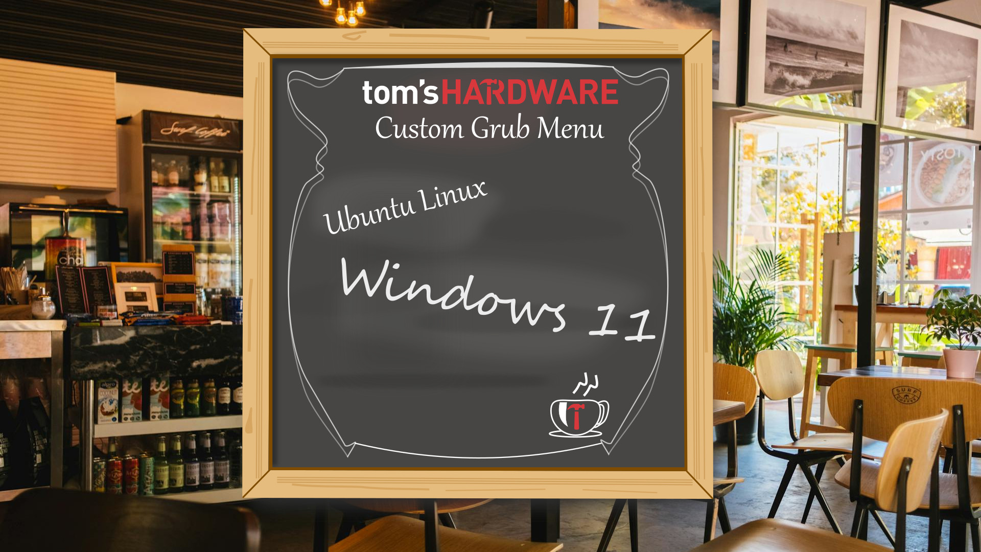 A custom GRUB menu for Linux