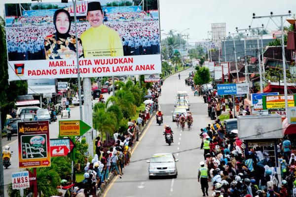 The landscape of Tour de Singkarak stage 6