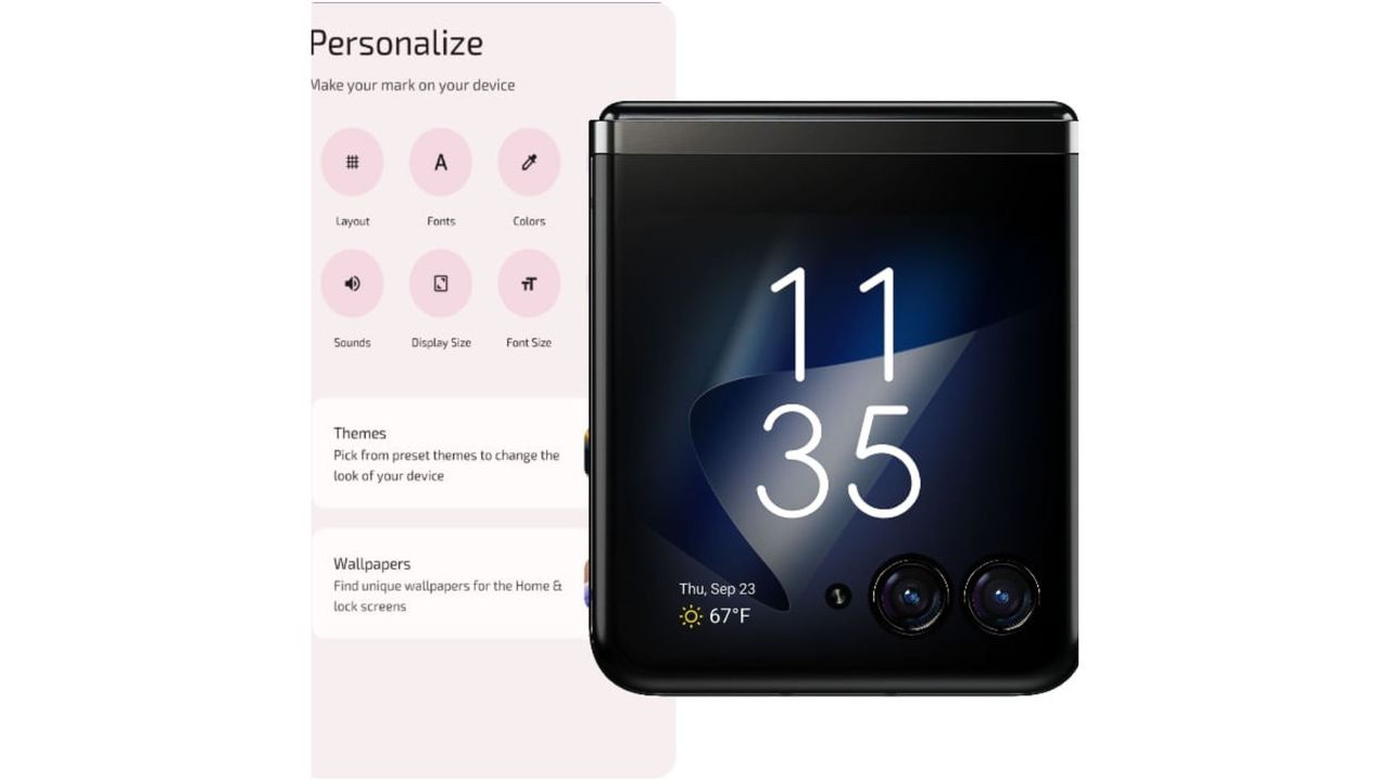 Alleged marketing material from the Motorola Razr Ultra 2023.