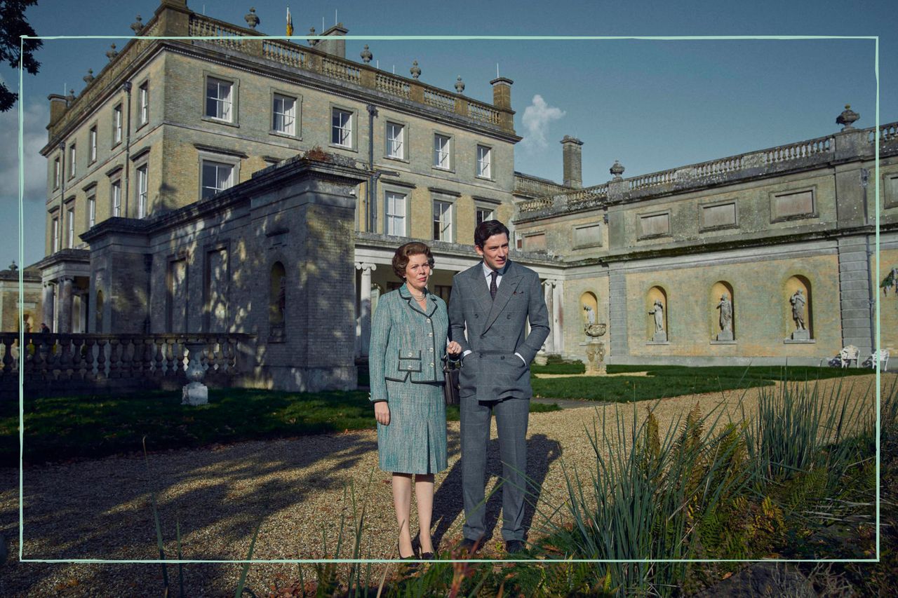 Olivia Colman as Queen Elizabeth II, and Josh O&#039;Connor as Prince Charles in The Crown