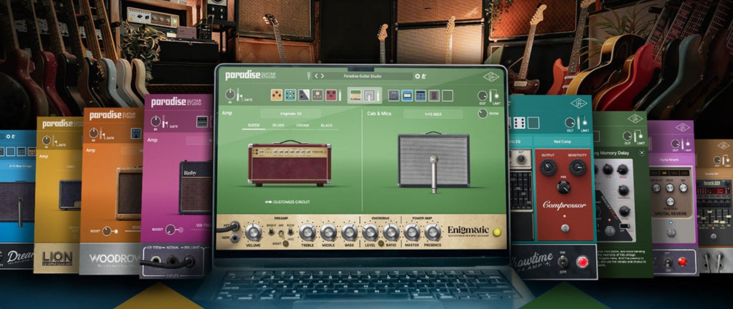 「ほぼどんなギタリストにも合う、モデリングされたギタートーンの理想郷を提供します」: Universal Audio Paradise Guitar Studio