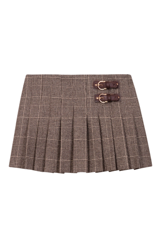 Short Pleated Skirt