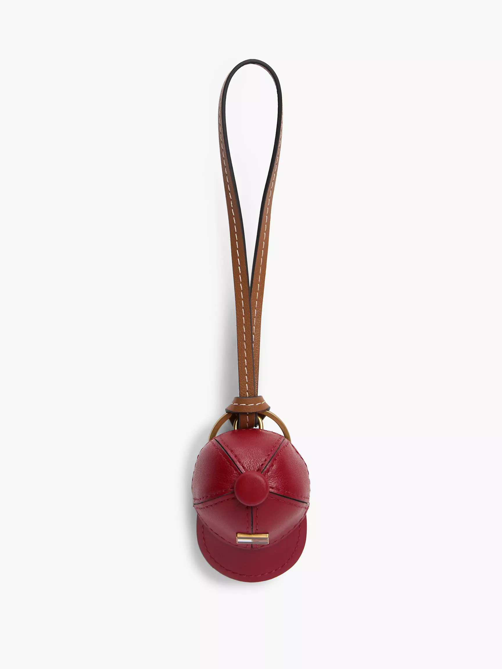 Tommy Hilfiger, Leather Mini Baseball Cap Bag Charm