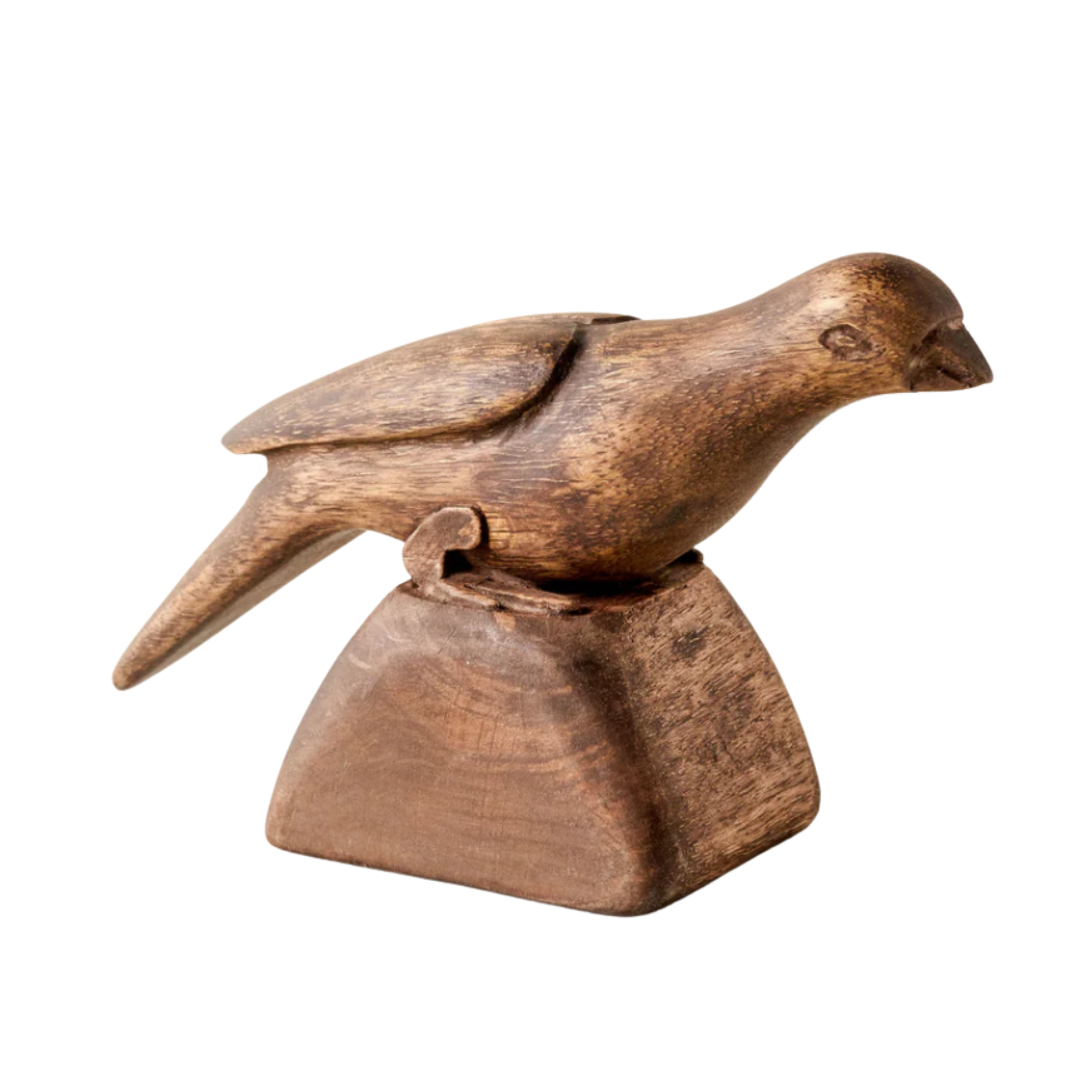 wooden bird trinket