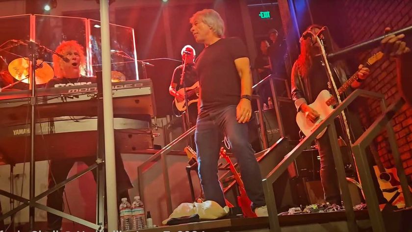 Bon Jovi onstage at JBJ&#039;s in Nashville