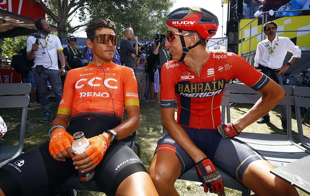 Greg Van Avermaet (CCC) ahead of stage 18 at the Tour de France