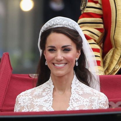 Kate Middleton on her wedding day in 2011