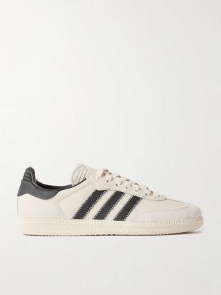 ADIDAS ORIGINALS, + Humanrace Samba Suede-Trimmed Leather Sneakers