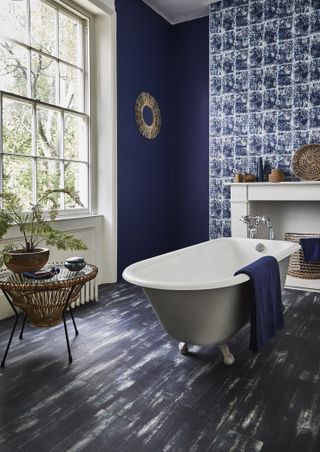 Starfloor Plank Coloured Pine Blue Luxury Vinyl Tile