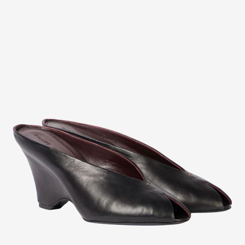 Image of peep toe heels