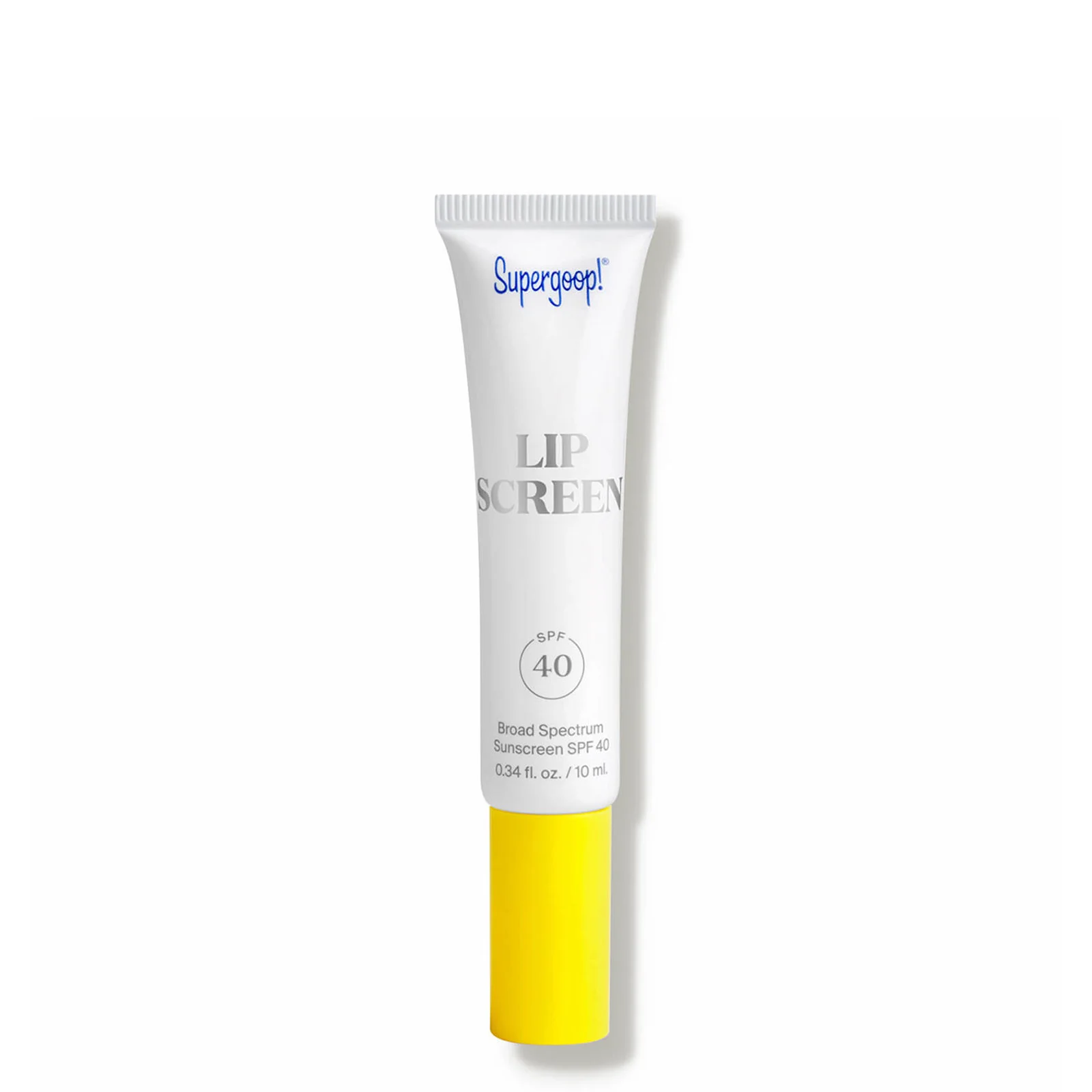 Supergoop! Lipscreen Shine Spf 40, 0.34 Fl Oz - Water-Resistant Clear Lip Gloss - Broad Spectrum Spf Lip Balm With Grape Seed Extract, Sunflower Seed Oil & Kelp Extract - Non-Sticky Formula
