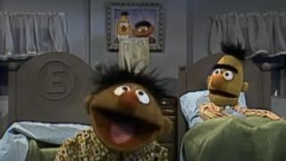 Ernie and Bert on Sesame Street
