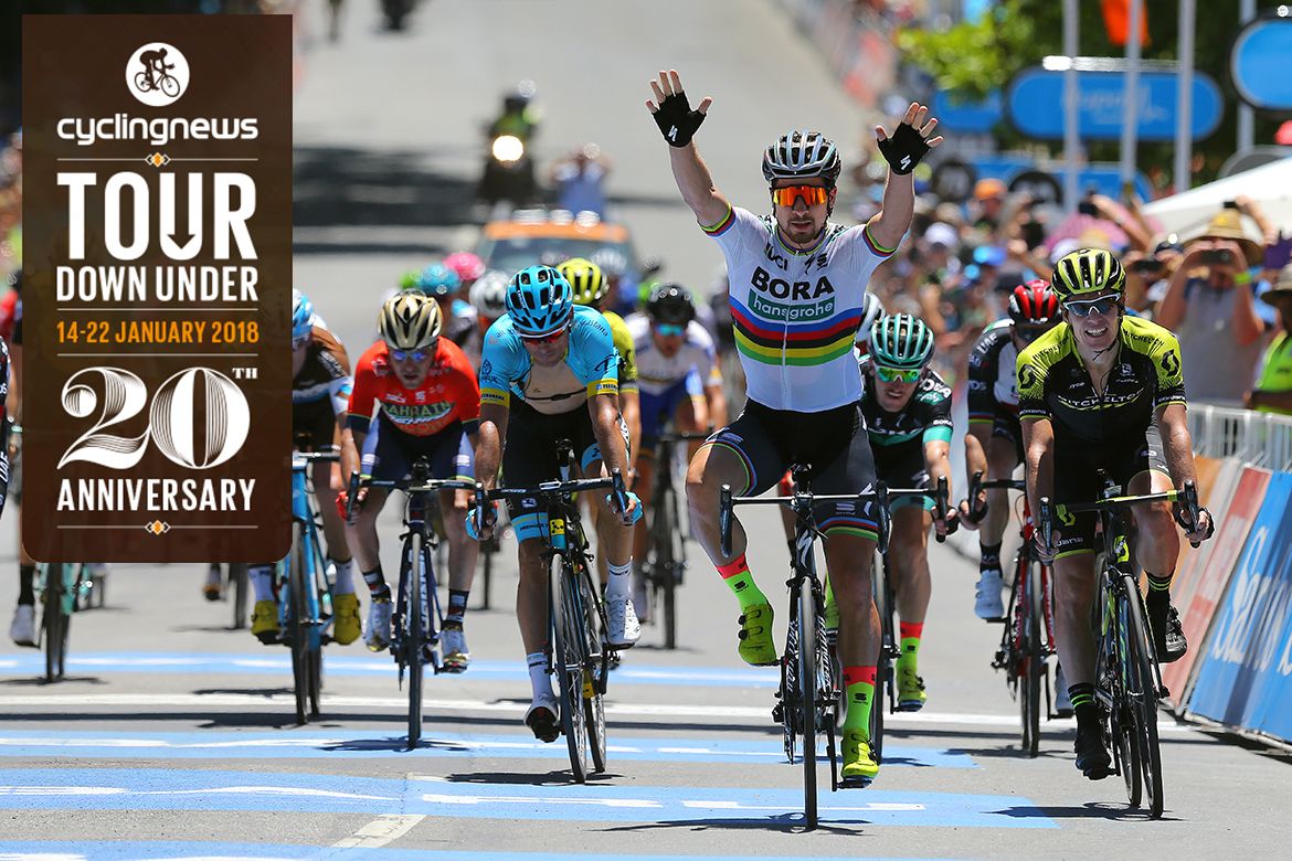 Peter Sagan (Bora-Hansgrohe) wins stage 4 of the Tour Down Under