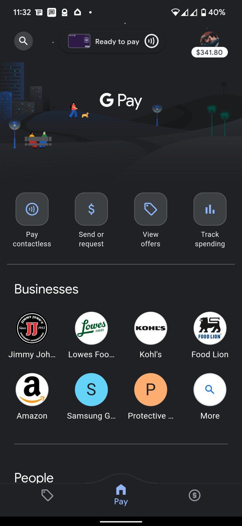 Google Pay Contactless Card Ready