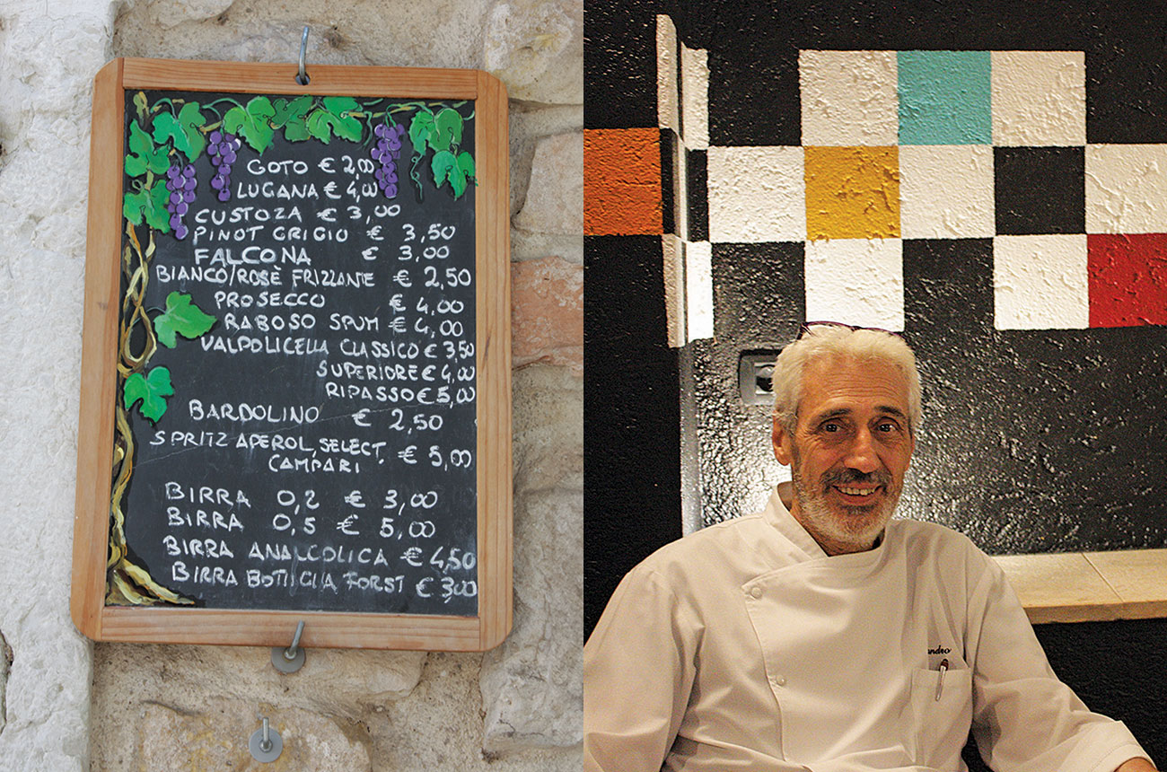 il cicheto, vecchia malcesine