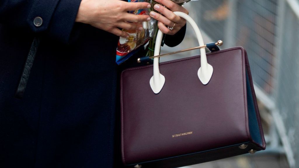 Meghan Markle Strathberry handbag