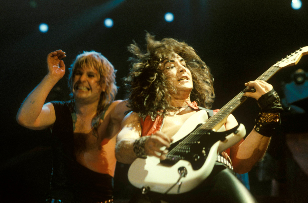 [L-R] Ozzy Osbourne and Jake E. Lee