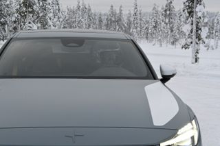 Polestar EV in snow