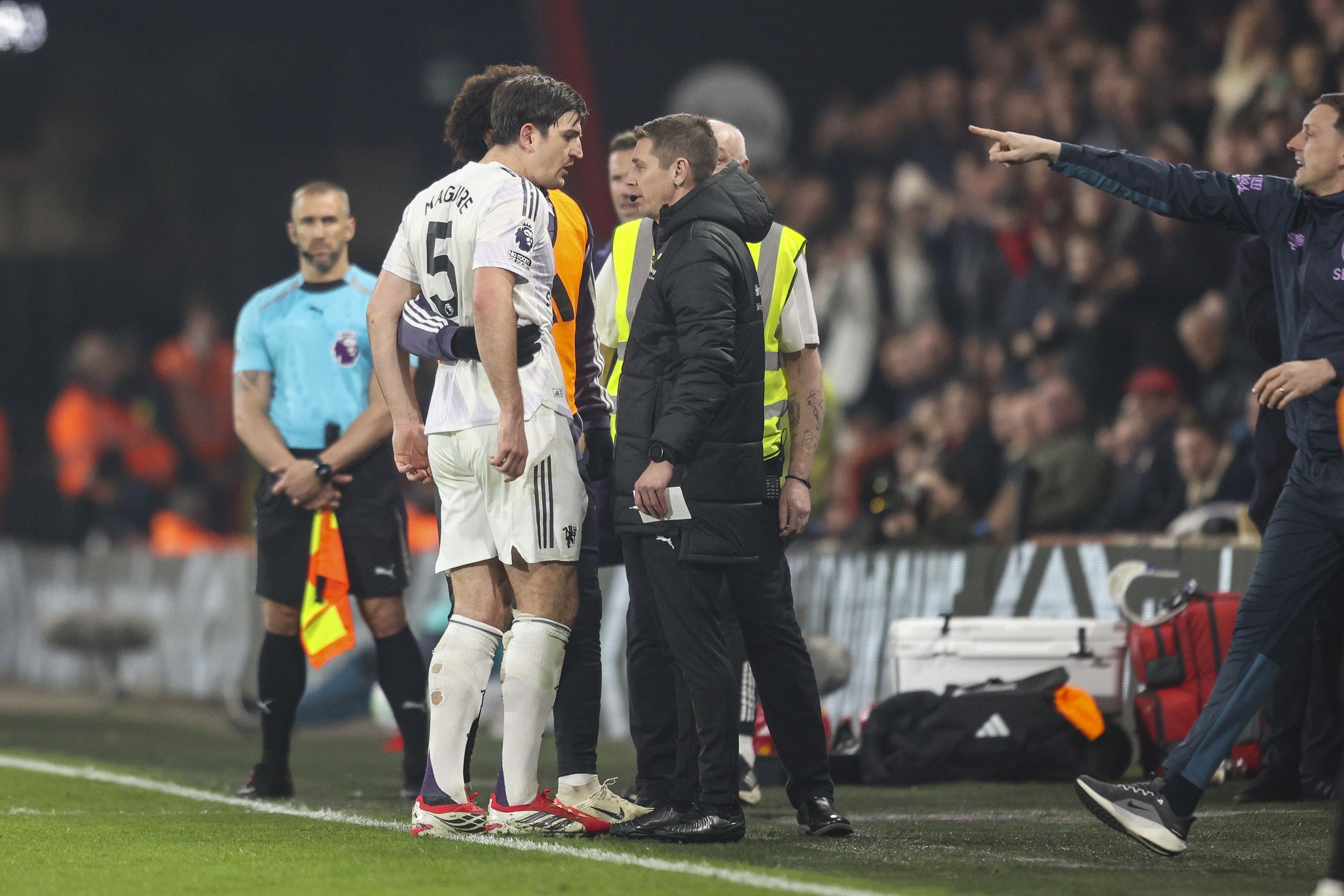 What Harry Maguire is alleged to have said after Manchester United red card to be given extra game ban