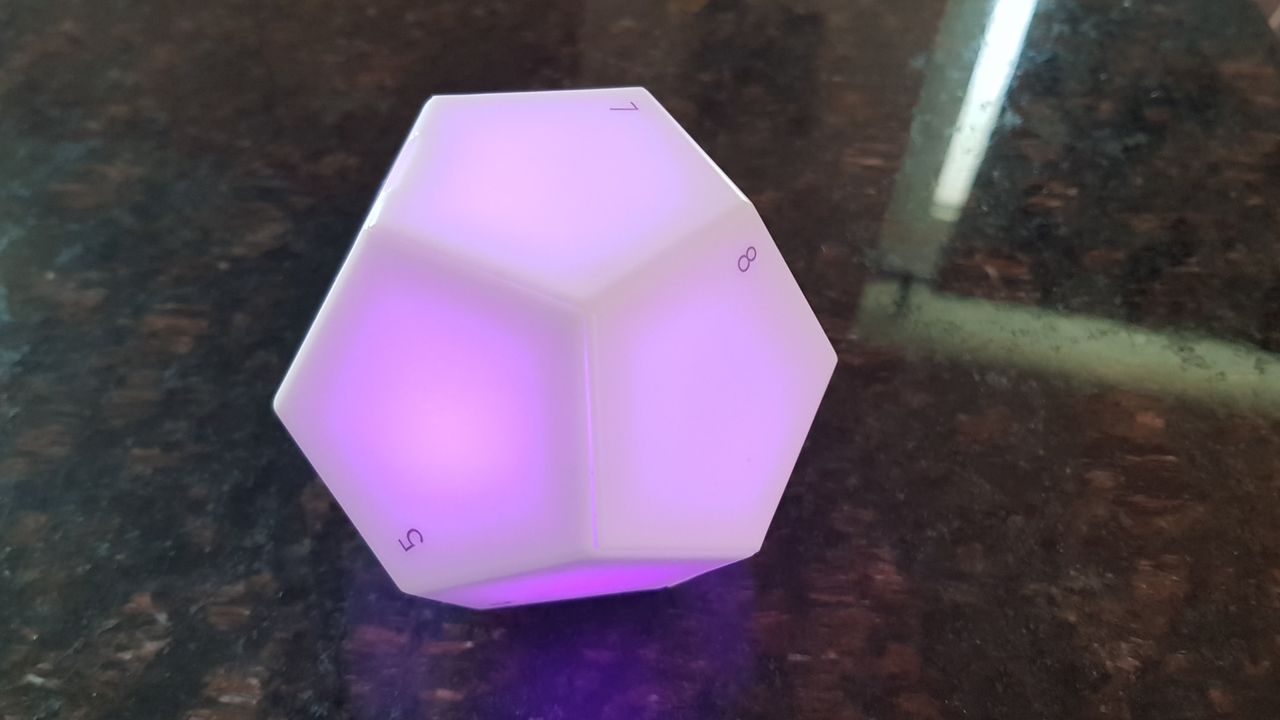 Each side can be mapped to a particular scene in the Nanoleaf or Home apps