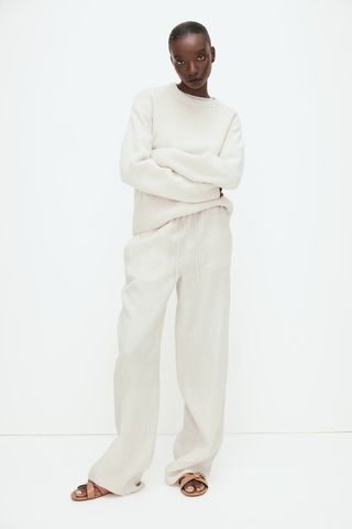 Wide Linen Trousers