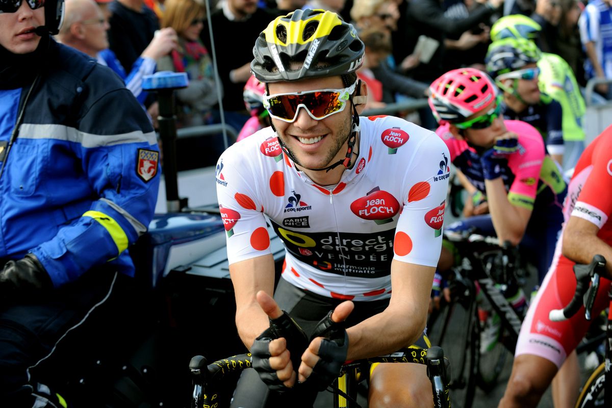 A very happy Antoine Duchesne (Direct Energie)