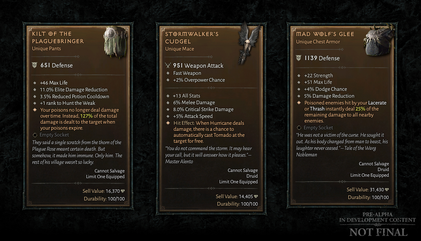 Diablo 4 items