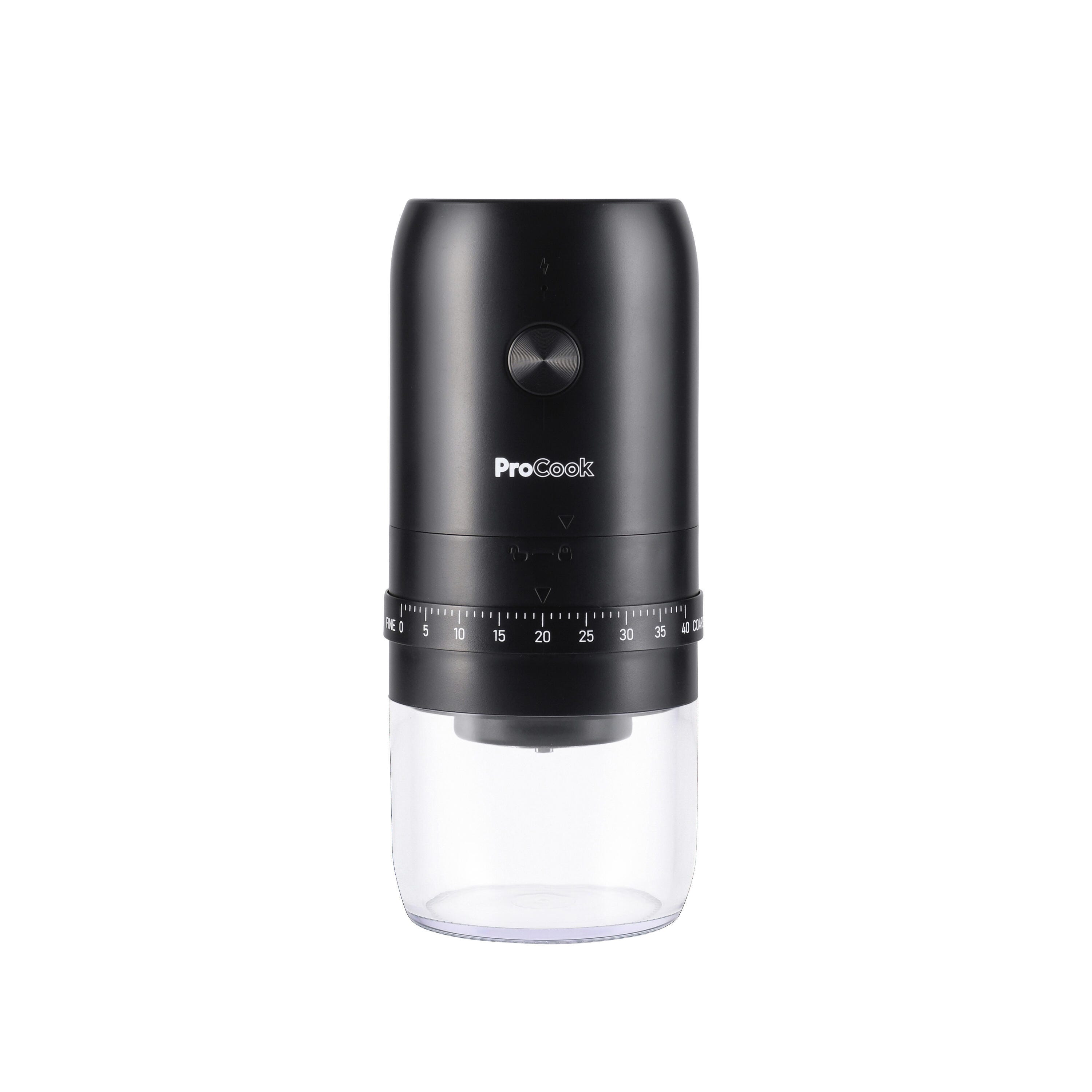 Rechargeable Adjustable Coffee Grinder Black