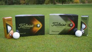 Titleist Pro V1 vs Pro V1x golf balls