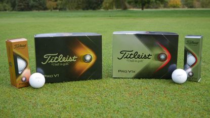 Titleist Pro V1 vs Pro V1x Balls