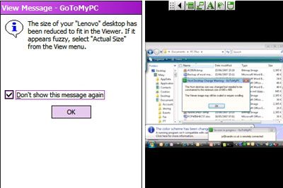 Step 5: Your PC on a small screen.