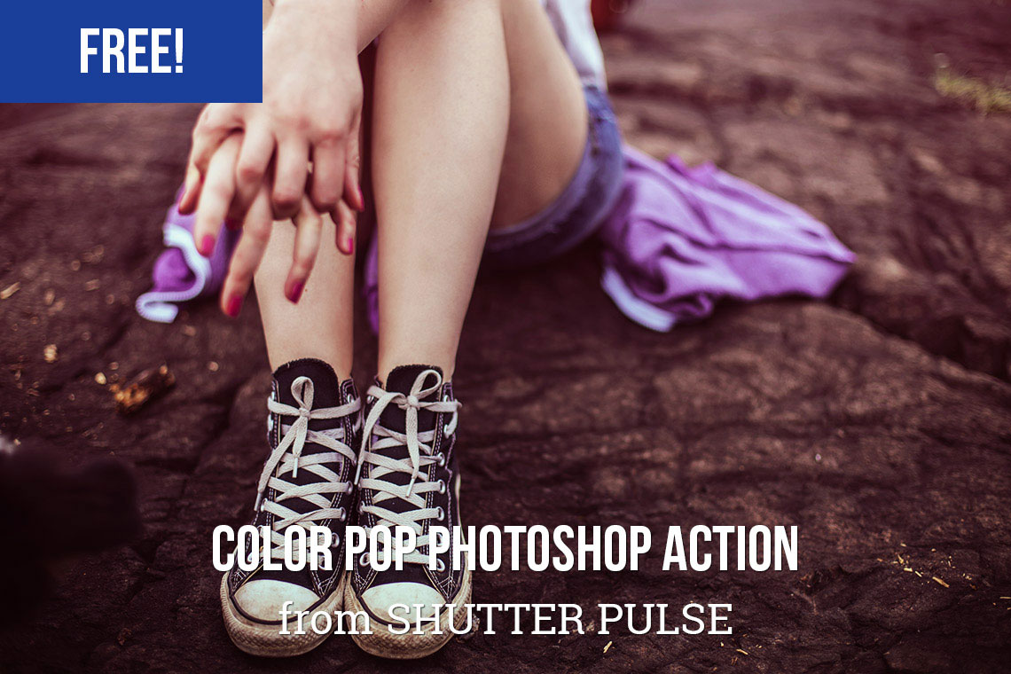 Free Photoshop actions: Color Pop