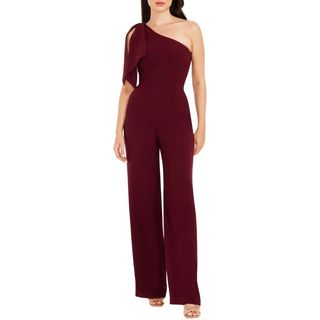 Dress the Population Tiffany One-Shoulder Jumpsuit