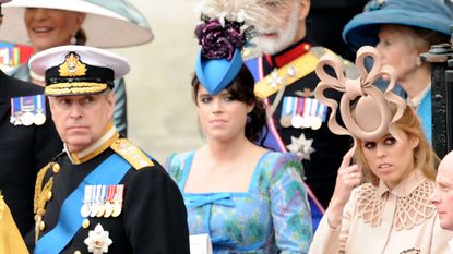 Princess Eugenie and Beatrice at Kate and Will's wedding