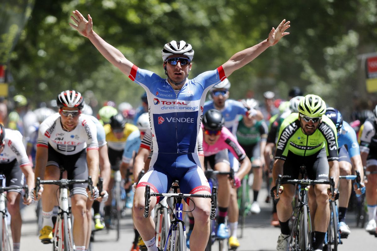 Total Direct Energie&#039;s Niccolò Bonifazio wins stage 1 of the 2019 Vuelta Ciclista Comunidad de Madrid