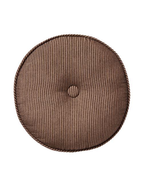 Corduroy Chenille Round Pillow
