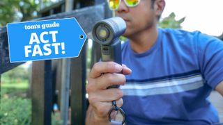 JisuLife Handheld Fan Ultra2 being used to stay cool.