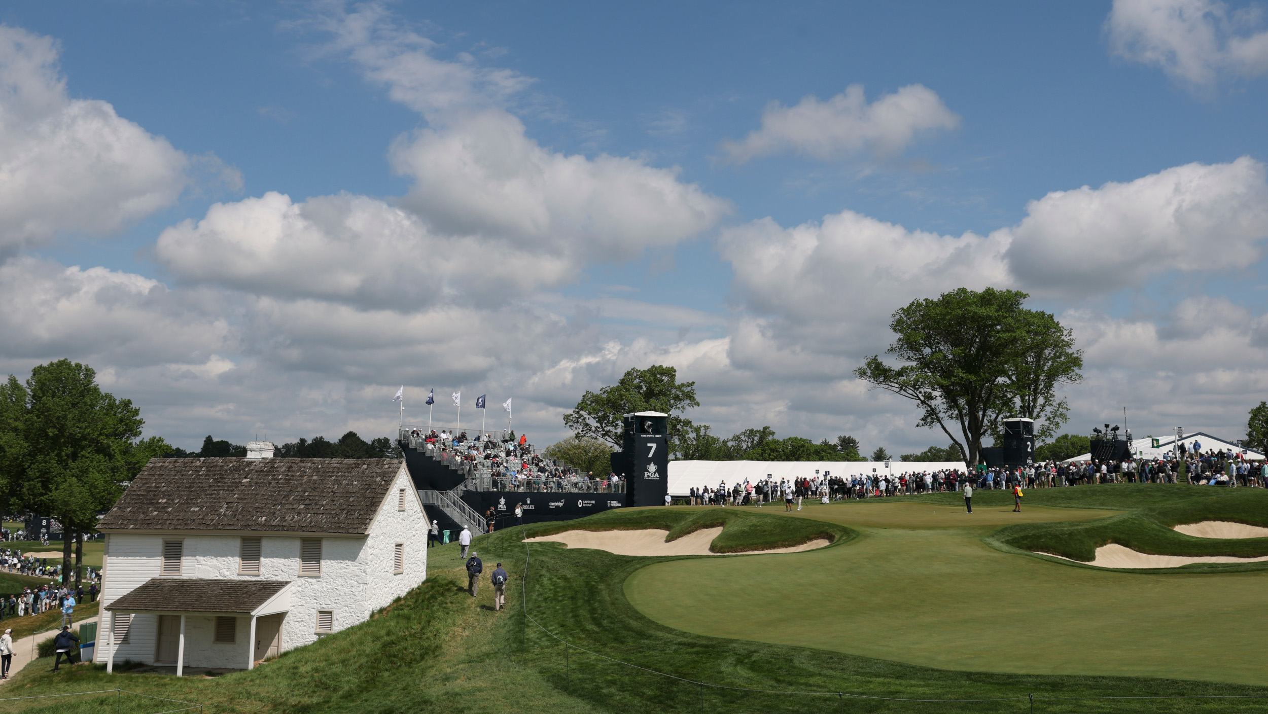 View of Aronimink Golf Club from the 2026 PGA Championship