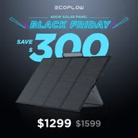 EcoFlow 400W Portable Solar Panel |AU$1,599AU$1,299