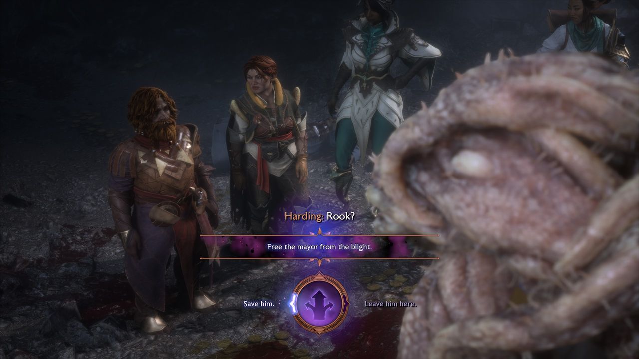 Dragon Age: The Veilguard mayor choice - Save him