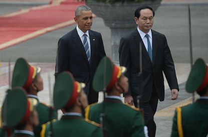 President Obama is in Vietnam
