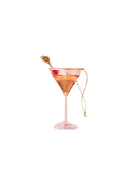 Tinsel Cocktail Glass Christmas Tree Decoration | was £18, now £13.50 at Anthropologie